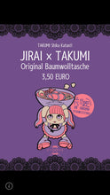 Lade das Bild in den Galerie-Viewer, JIRAI × TAKUMI Original Baumwolltasche
